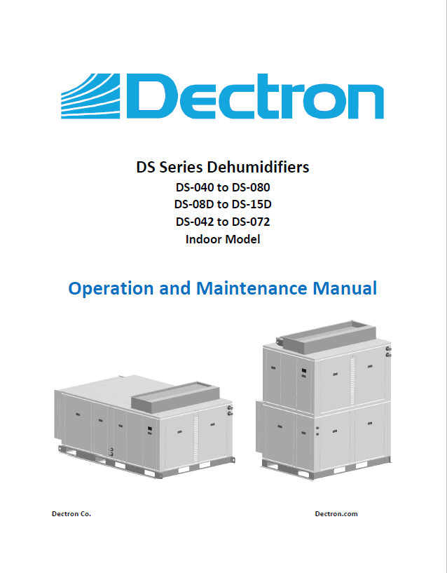 O & M / Installation Manuals - Dectron